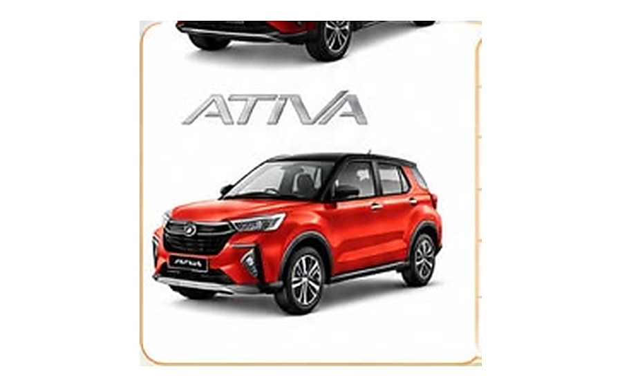 Perodua Ativa merah