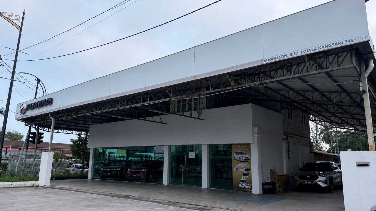 Showroom Perodua Kuala Kangsar di Jalan Taiping